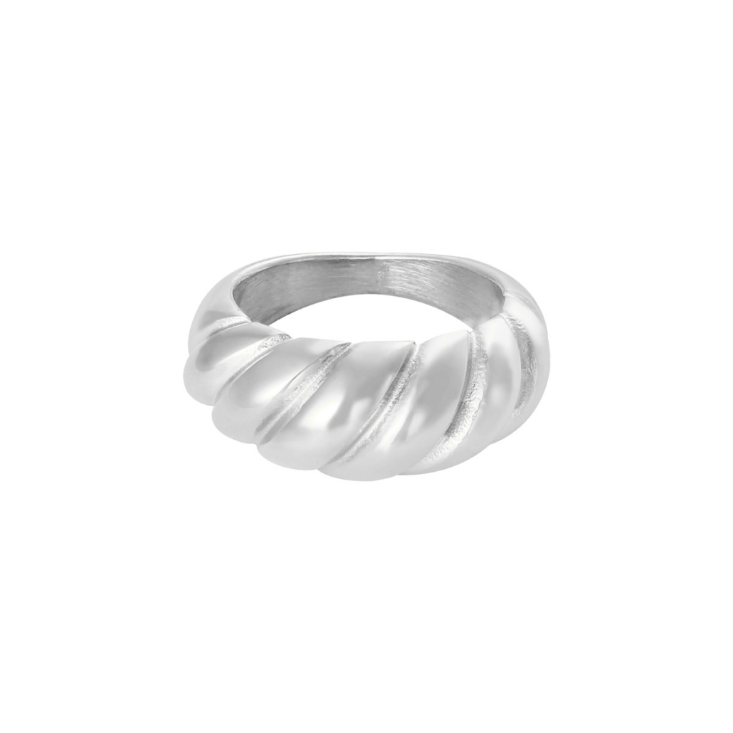 Ring small baguette zilver