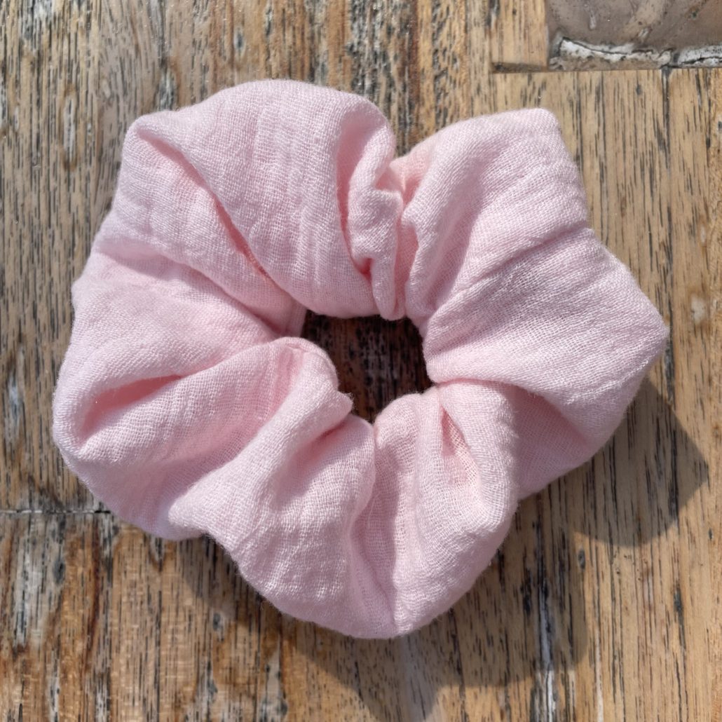 Scrunchie baby roze