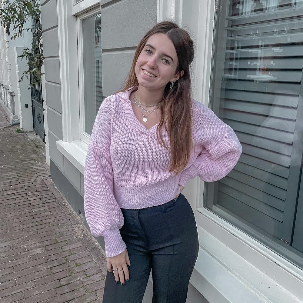 Anna sweater roze
