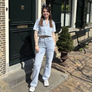 Refined | Denim top Lexie