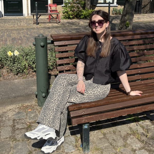 Wide leg jeans | panter - Afbeelding 2