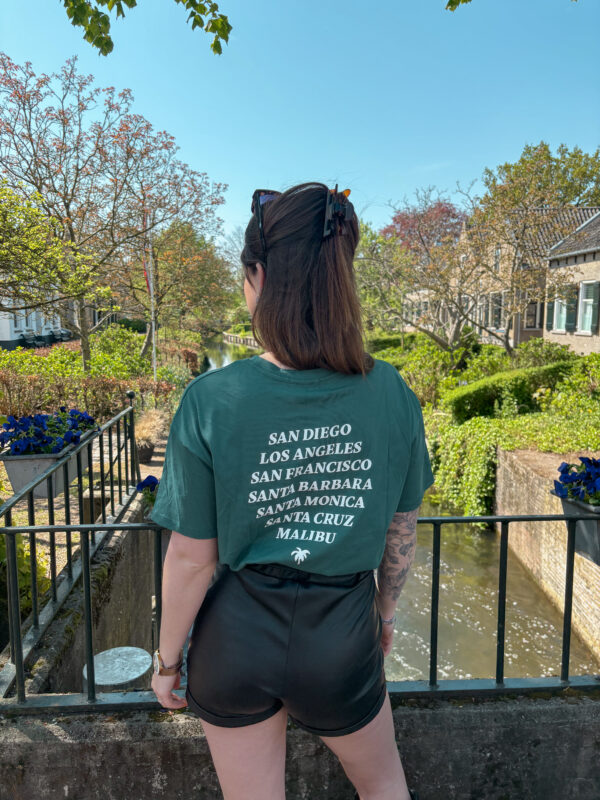 Tshirt California | groen