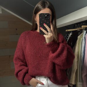 Knit Joni | burgundy