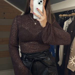 Mesh top Evie | bruin