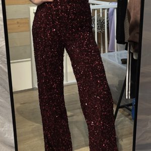 Sparkle broek | bordeaux