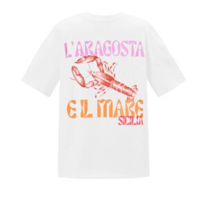Tshirt l’aragosta | wit