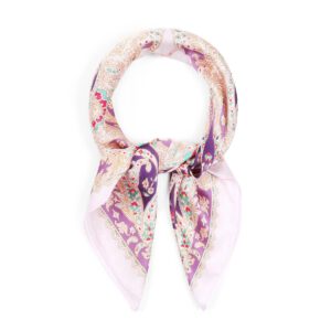 Sjaal met paisley print | paars