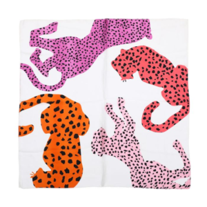 Sjaal met panters | roze