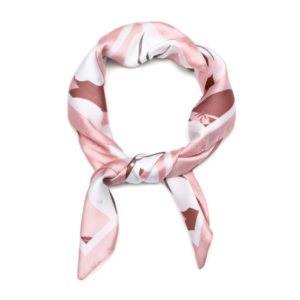 Sjaal met bloemen motief | roze