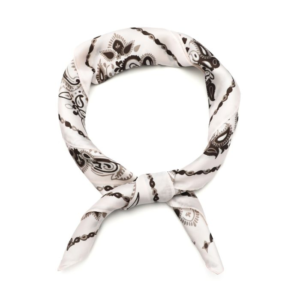 Sjaal met paisley print | beige