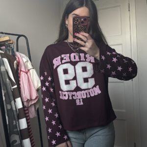 Sweatshirt rider | bordeaux